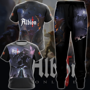 Albion Online Video Game 3D All Over Printed T-shirt Tank Top Zip Hoodie Pullover Hoodie Hawaiian Shirt Beach Shorts Jogger   