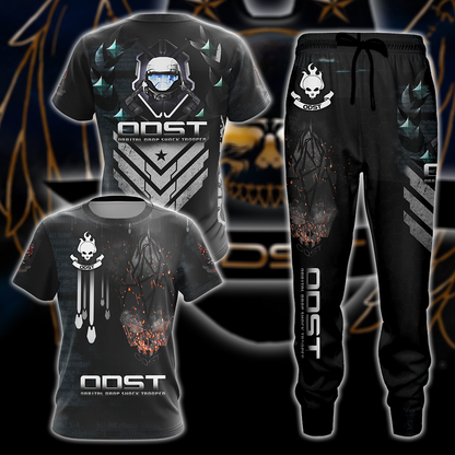 Halo ODST All Over Print Beach Shorts Jogger