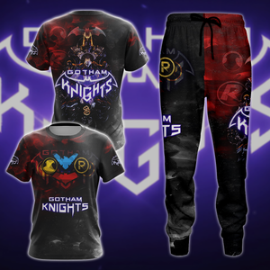 Gotham Knights 3D All Over Print T-shirt Tank Top Zip Hoodie Pullover Hoodie Hawaiian Shirt Beach Shorts Jogger   