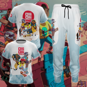 OlliOlli World 3D All Over Print T-shirt Tank Top Zip Hoodie Pullover Hoodie Hawaiian Shirt Beach Shorts Jogger   