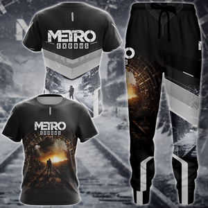Metro Exodus Video Game 3D All Over Print T-shirt Tank Top Zip Hoodie Pullover Hoodie Hawaiian Shirt Beach Shorts Jogger   