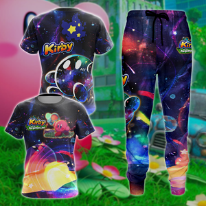 Kirby and the Forgotten Land 3D All Over Print T-shirt Tank Top Zip Hoodie Pullover Hoodie Hawaiian Shirt Beach Shorts Jogger   