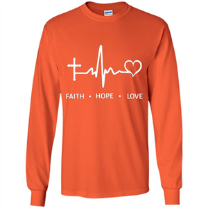 Christian T-shirt Faith Hope Love