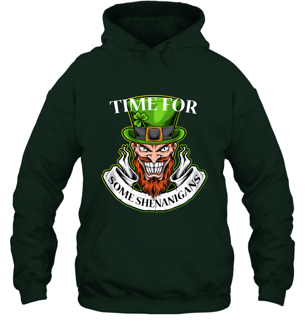 Time For Some Shenanigans Irish Shirt Hoodie Forest