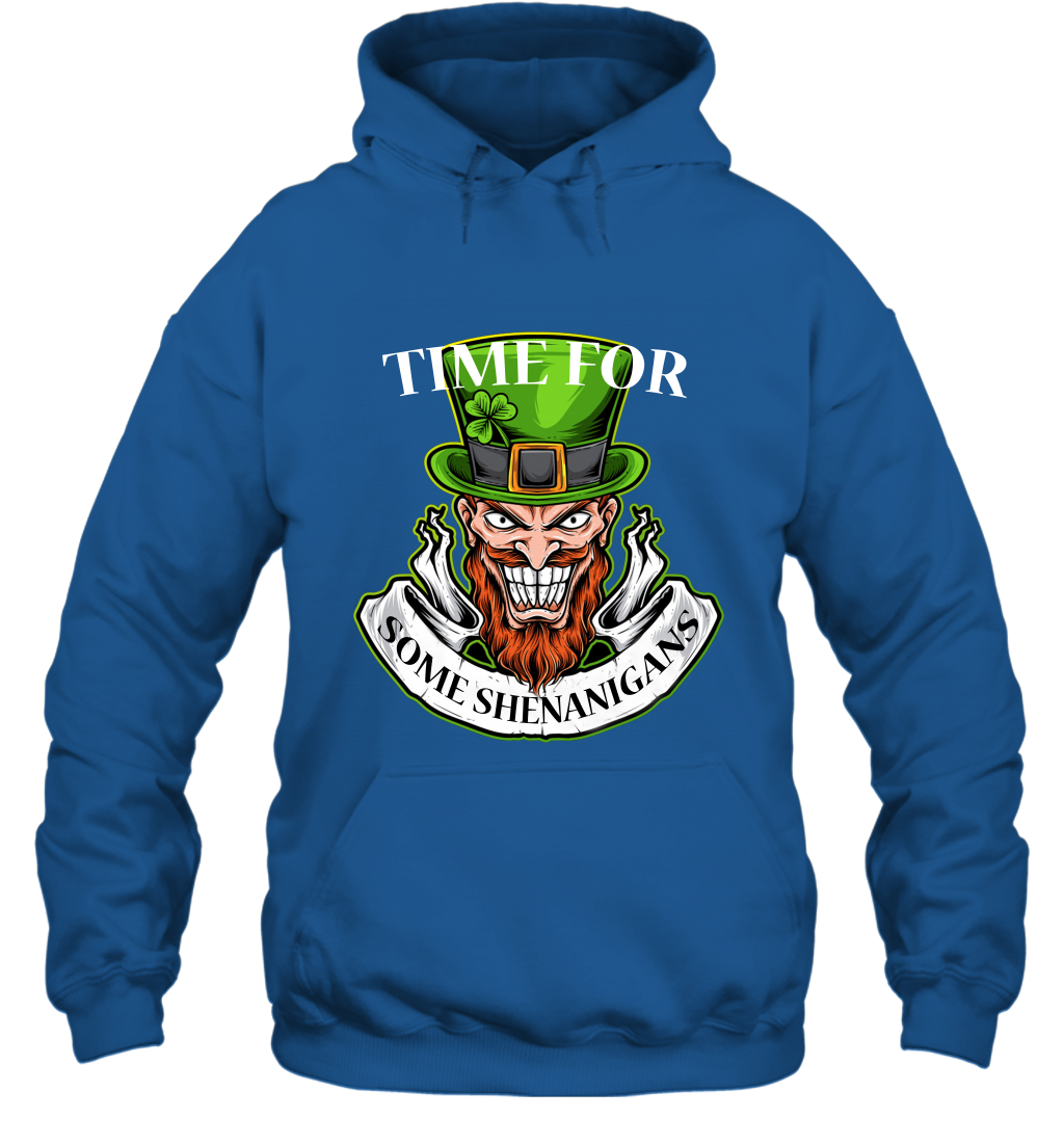 Time For Some Shenanigans Irish Shirt Hoodie Royal