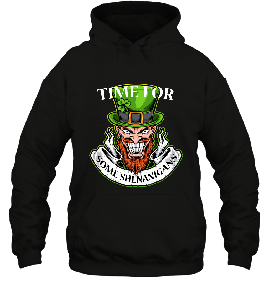 Time For Some Shenanigans Irish ShirtUnisex Heavyweight Pullover Hoodie