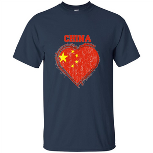 Chinese T-shirt Chinese Flag Shirt