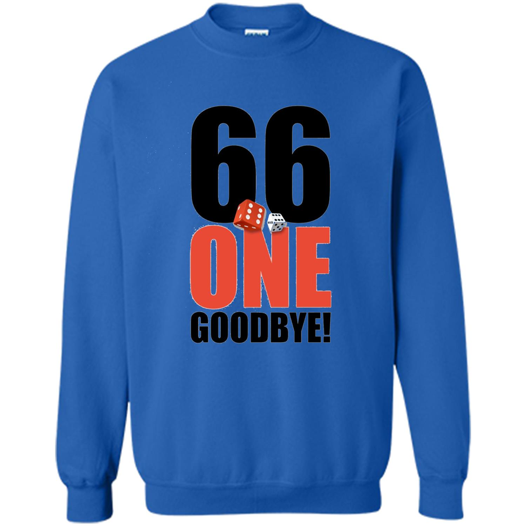 Dice Games T-shirt 66 One Goodbye T-shirt Royal
