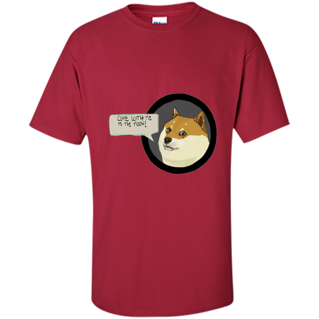 Love Dog T-shirt Come With Me To The Moon Cardinal