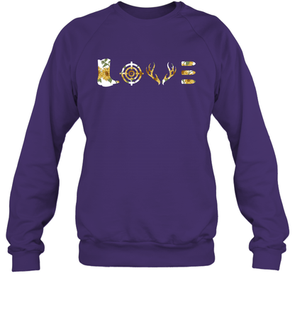 Hunting Girls Sunflower Shirt Sweatshirt Sweatshirt Purple