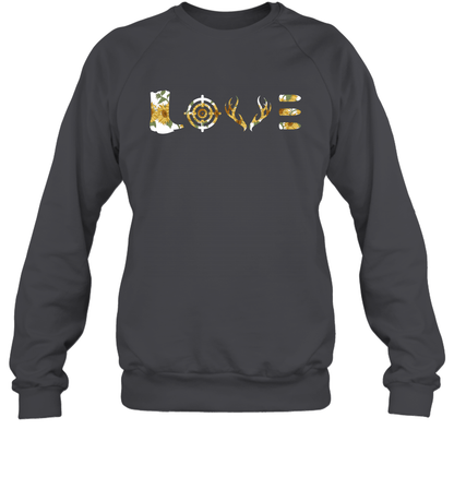 Hunting Girls Sunflower Shirt Sweatshirt Sweatshirt Dark Heather