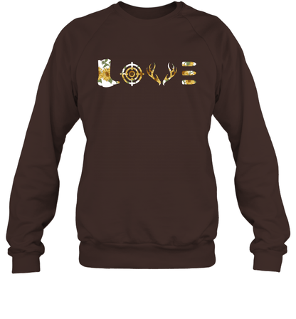 Hunting Girls Sunflower Shirt Sweatshirt Sweatshirt Dark Chocolate