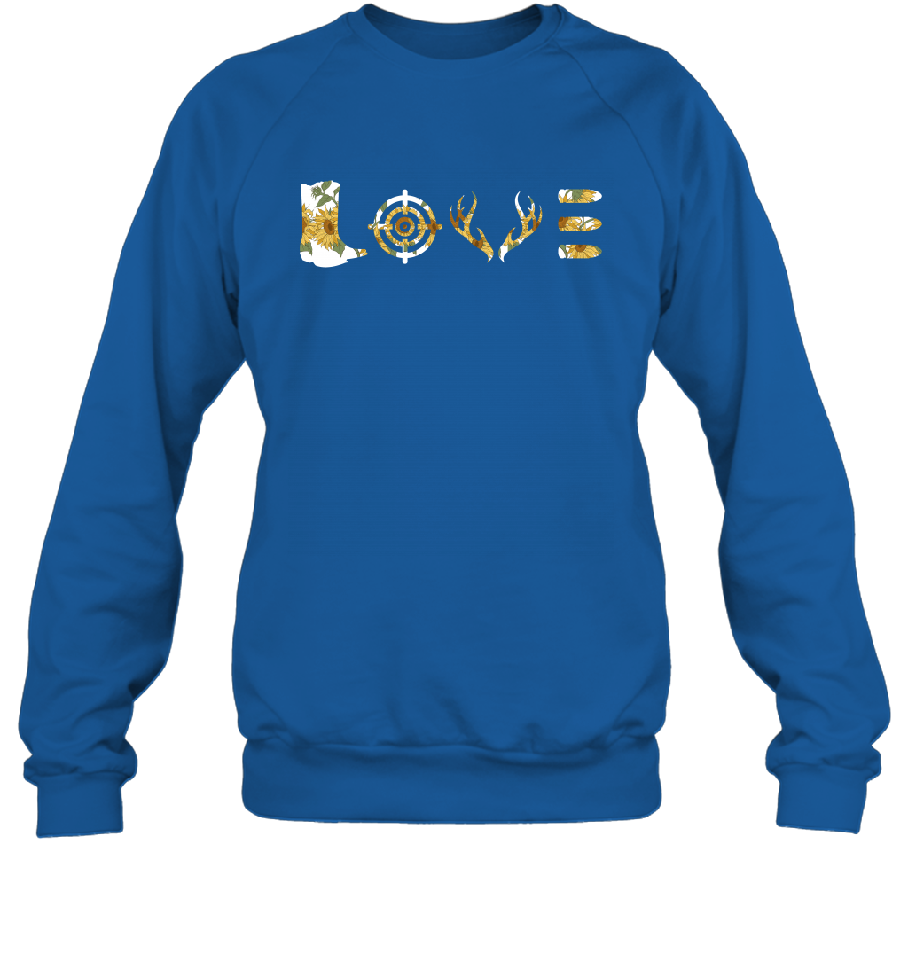 Hunting Girls Sunflower Shirt Sweatshirt Sweatshirt Royal