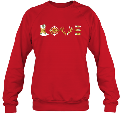Hunting Girls Sunflower Shirt Sweatshirt Sweatshirt Red