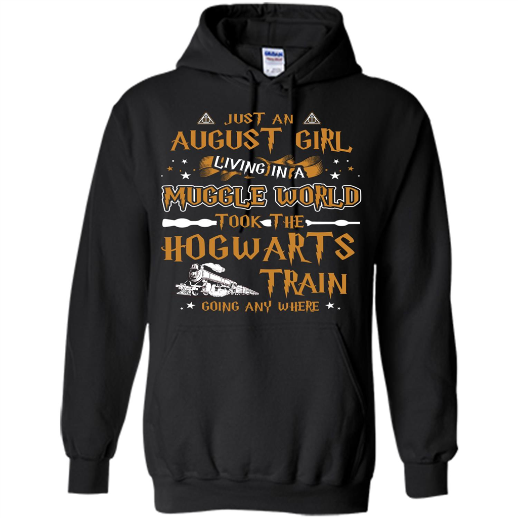 Harry Potter T-shirt Just An August Girl Living In A Muggle World