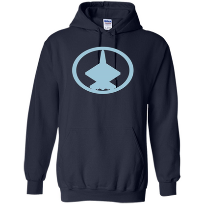 YF-23 Blue Air Force Military Fighter Jet T-Shirt Navy