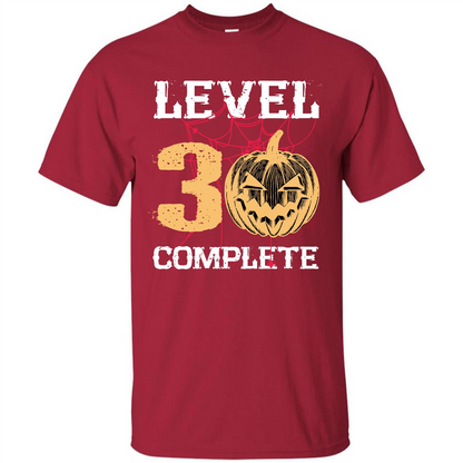Halloween T-shirt Level 30 Complete Cardinal