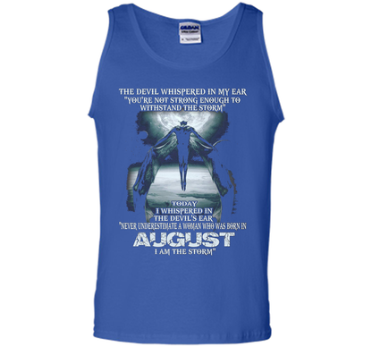 The Devil Born In August The Storm T-shirt Royal