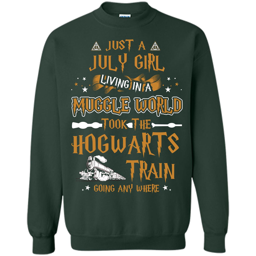 Harry Potter T-shirt Just A July Girl Living In A Muggle World