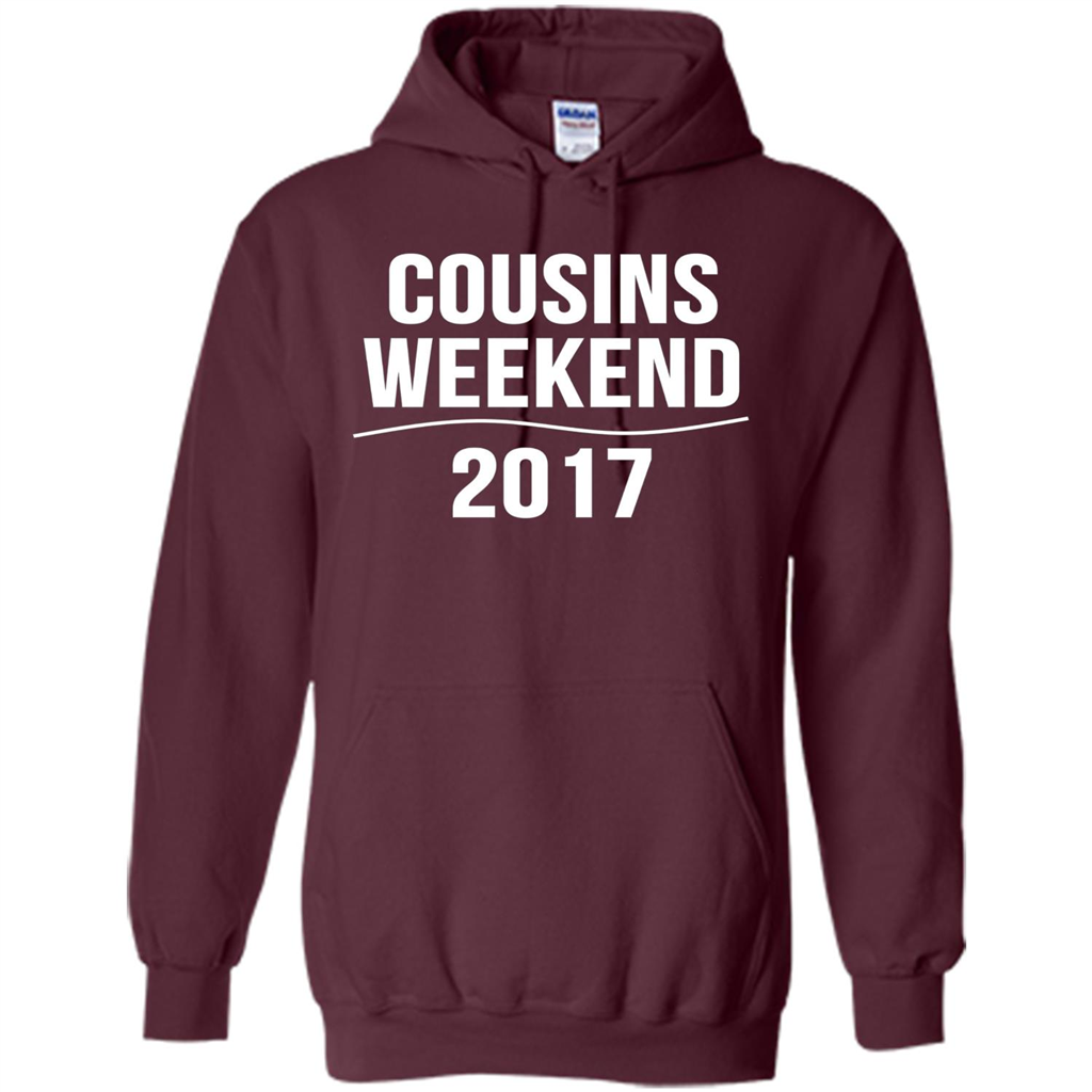 Family T-shirt Cousins Weekend 2017 Maroon