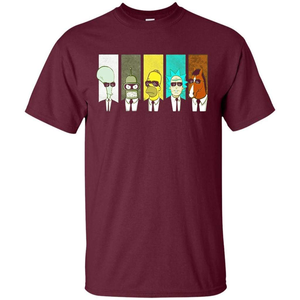 Form Into Rick And Go To The Morty T-shirt Maroon