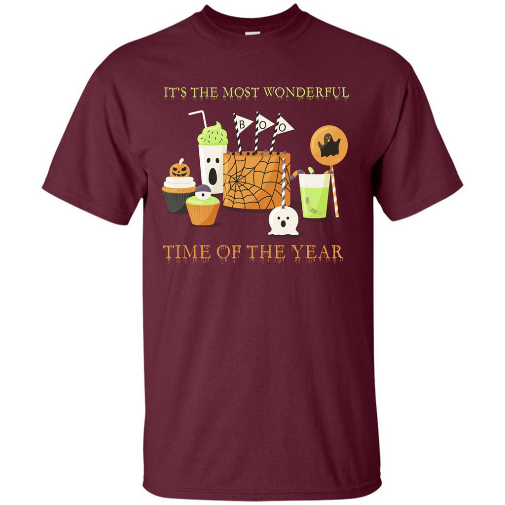 Halloween T-shirt It's The most Wonderful Time Of The Year Maroon