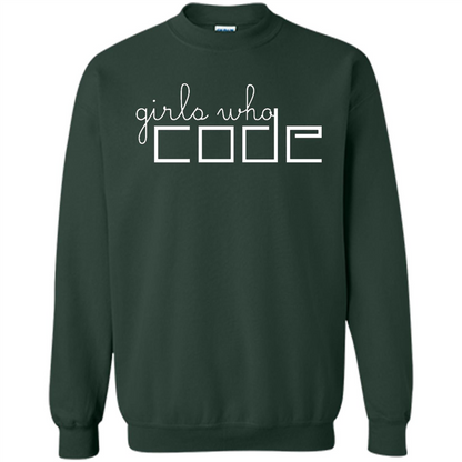 Girls Who Code T-Shirt. I'm A Girl Who Codes T-Shirt Forest Green
