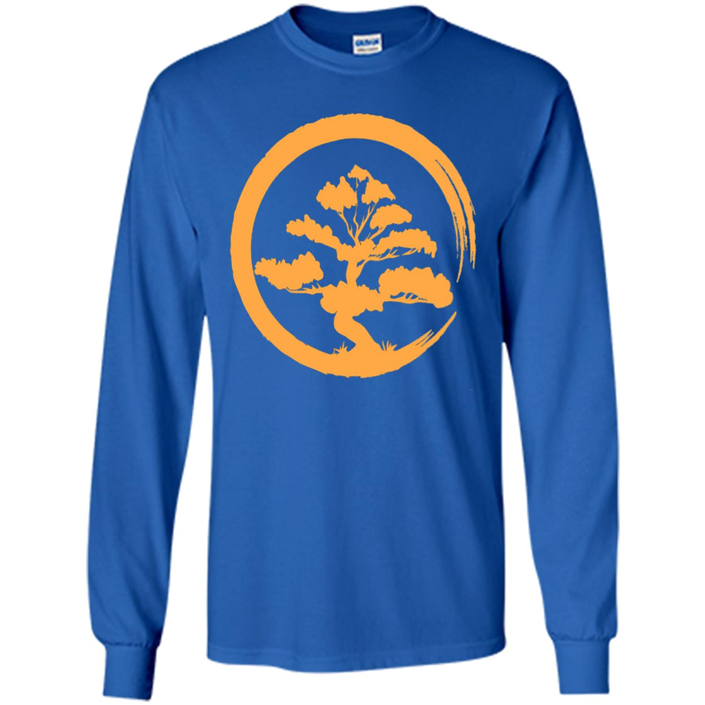 Bonsai Tree Japanese Zen Artist T-shirt Royal