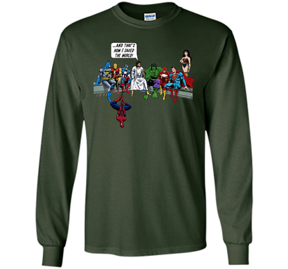 That's how I save the world T-shirt! Jesus T-shirt 2017 cool shirt Forest Green