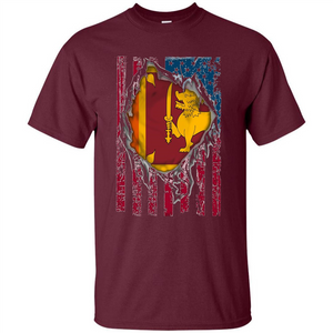 Sri Lanka Flag Proud T-Shirts