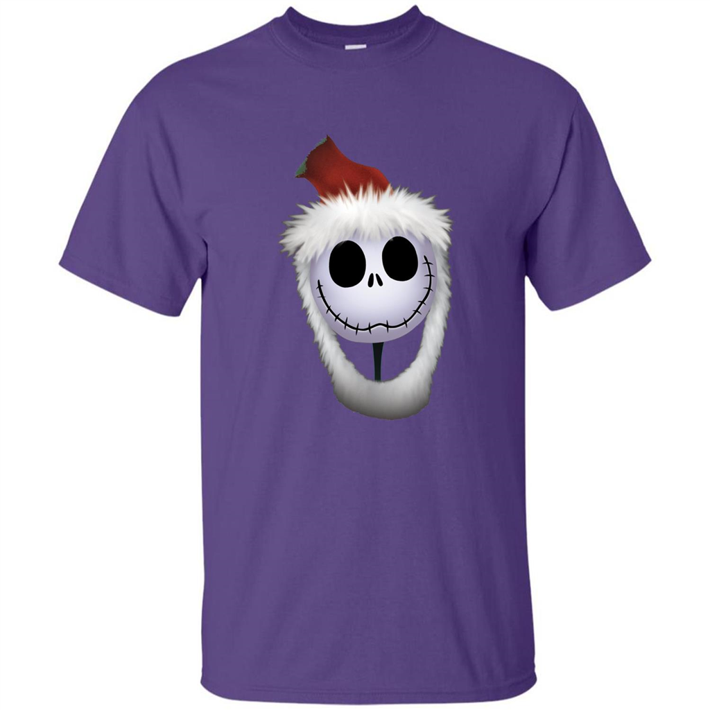 Nightmare Before Christmas Santa T-shirt Purple