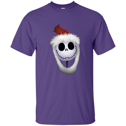 Nightmare Before Christmas Santa T-shirt Purple