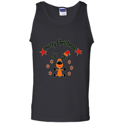 Snowman T-shirt Merry Christmas Black