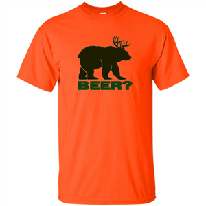 Bear Deer Bear Beer Funny T-shirt