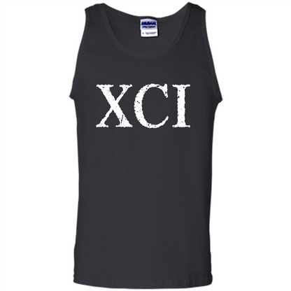 Roman Numeral 91 XCI Shirt Black