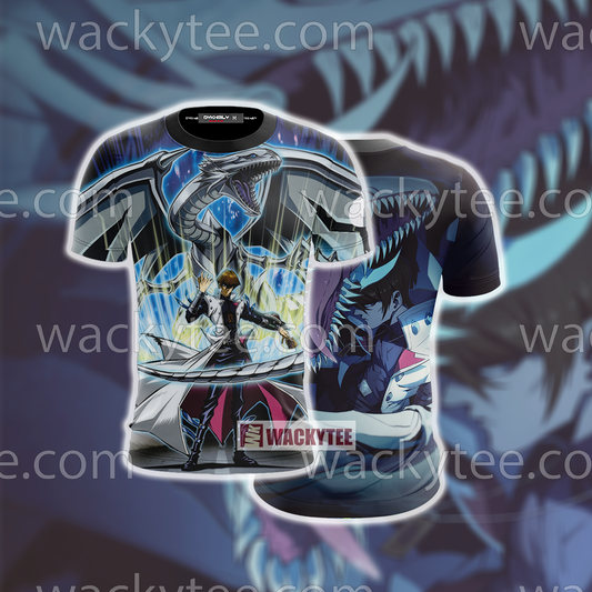 Yu Gi Oh! Seto Kaiba And Blue-eyes White Dragon T-shirt