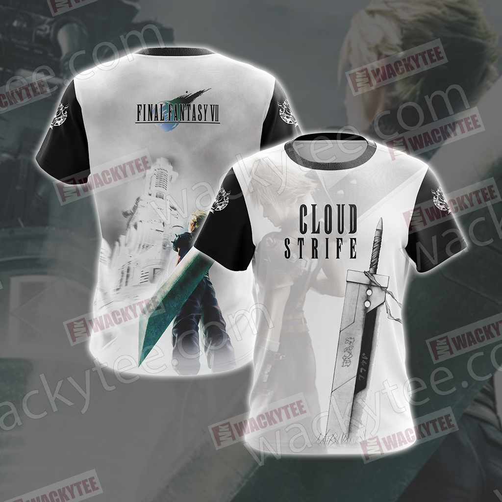Final Fantasy VII - Cloud Strife Unisex 3D T-shirt
