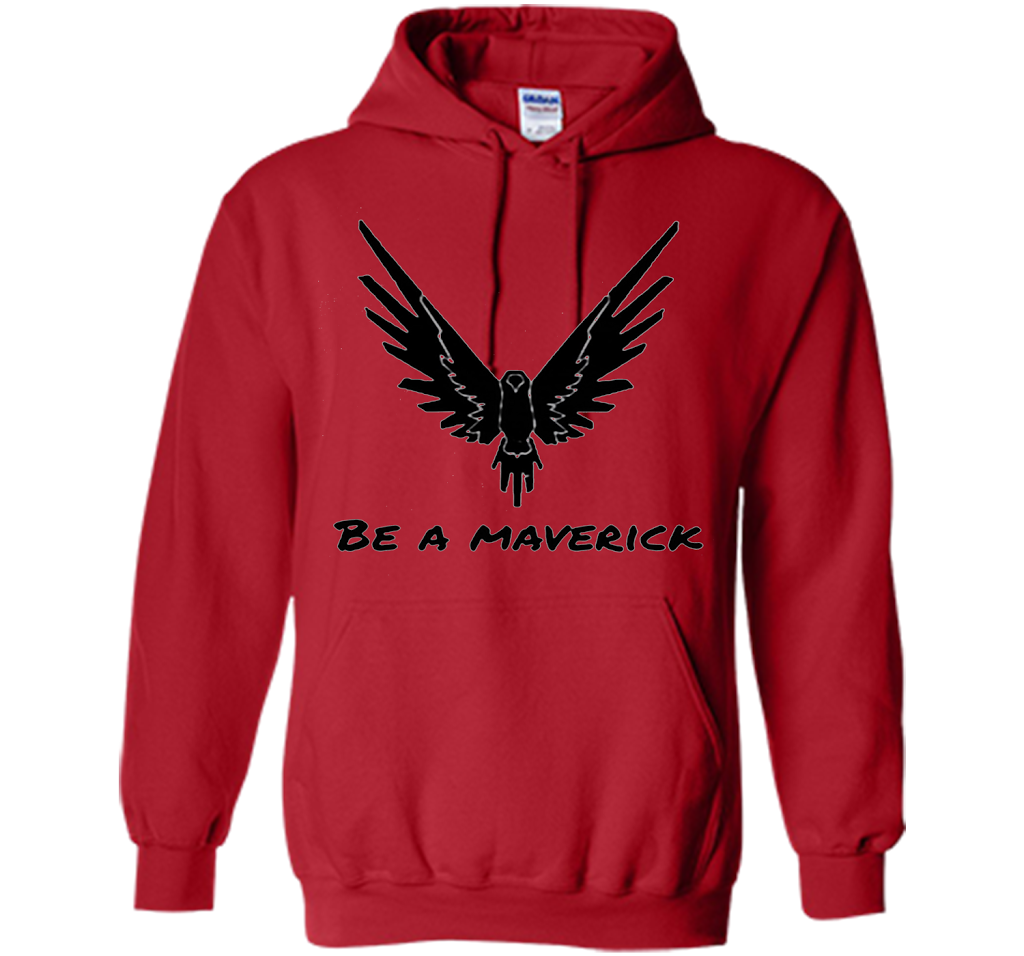 Vibrant T-Shirt Be A Maverick T-shirt Red