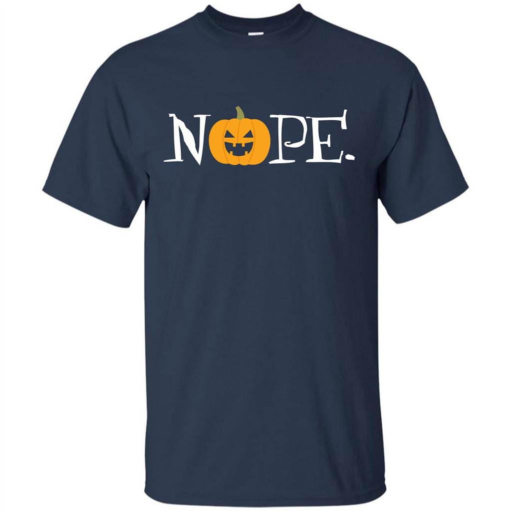 Halloween T-shirt Nope T-shirt Navy