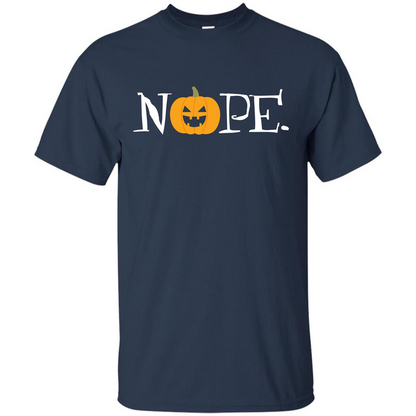 Halloween T-shirt Nope T-shirt Navy