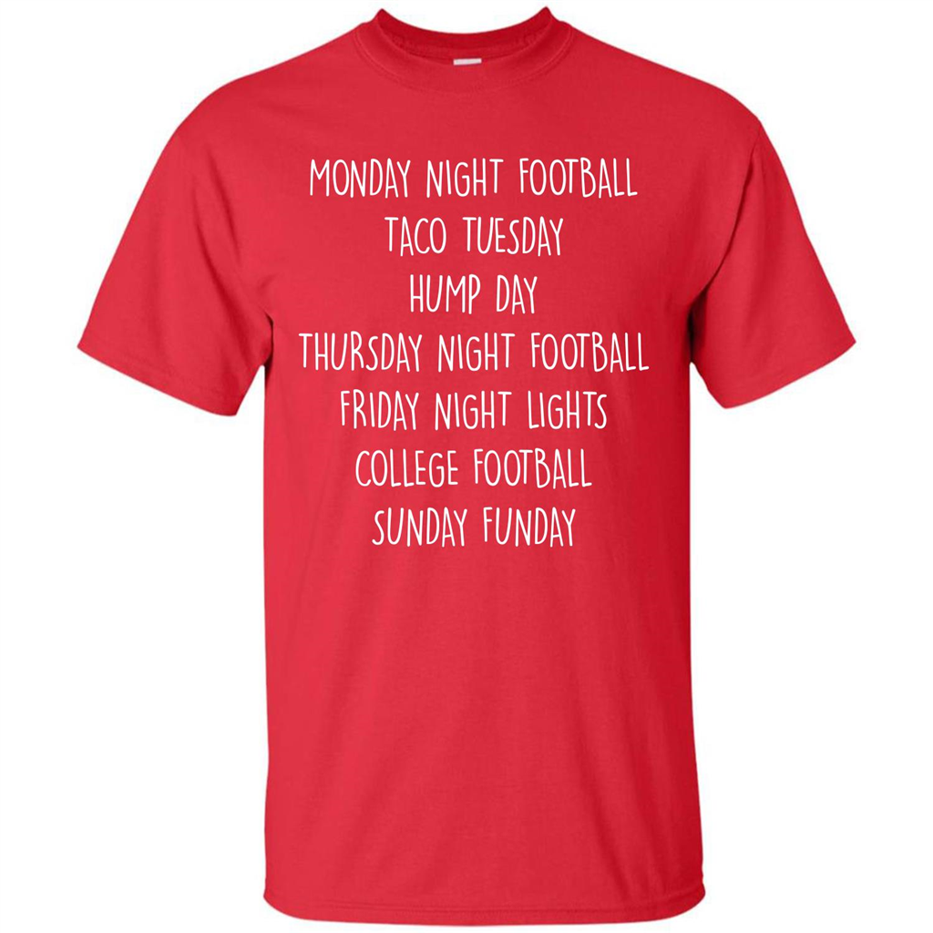 Football T-shirt Monday Night Football Taco Tuesday Red