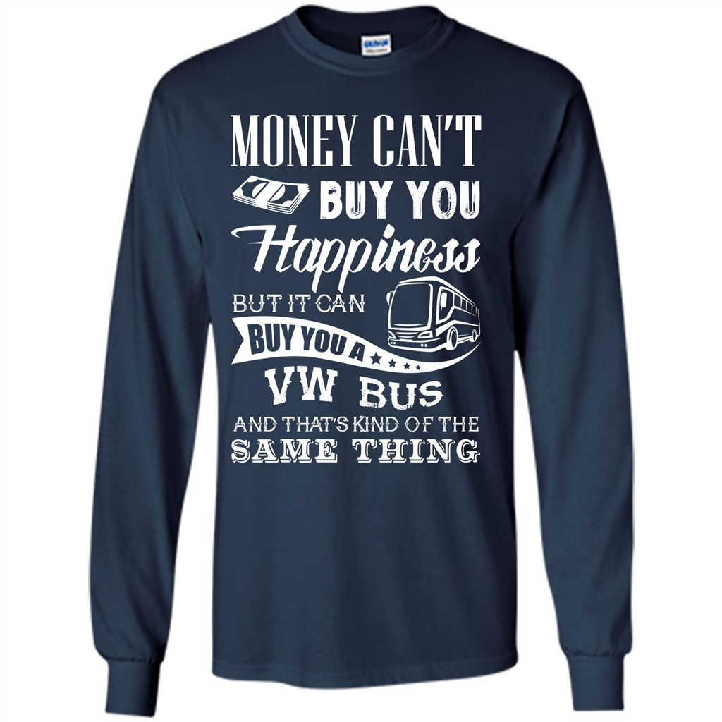 Driver T-shirt Money Can’t Buy You Happiness T-shirt Navy