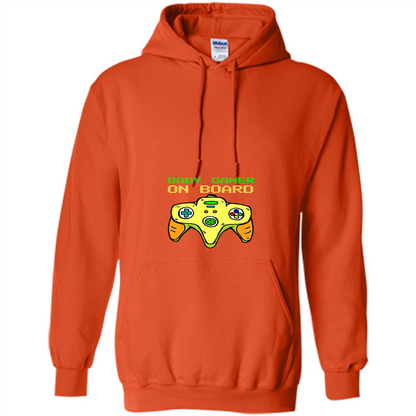 Pregnancy & Birth T-shirt Baby Gamer On Board Orange