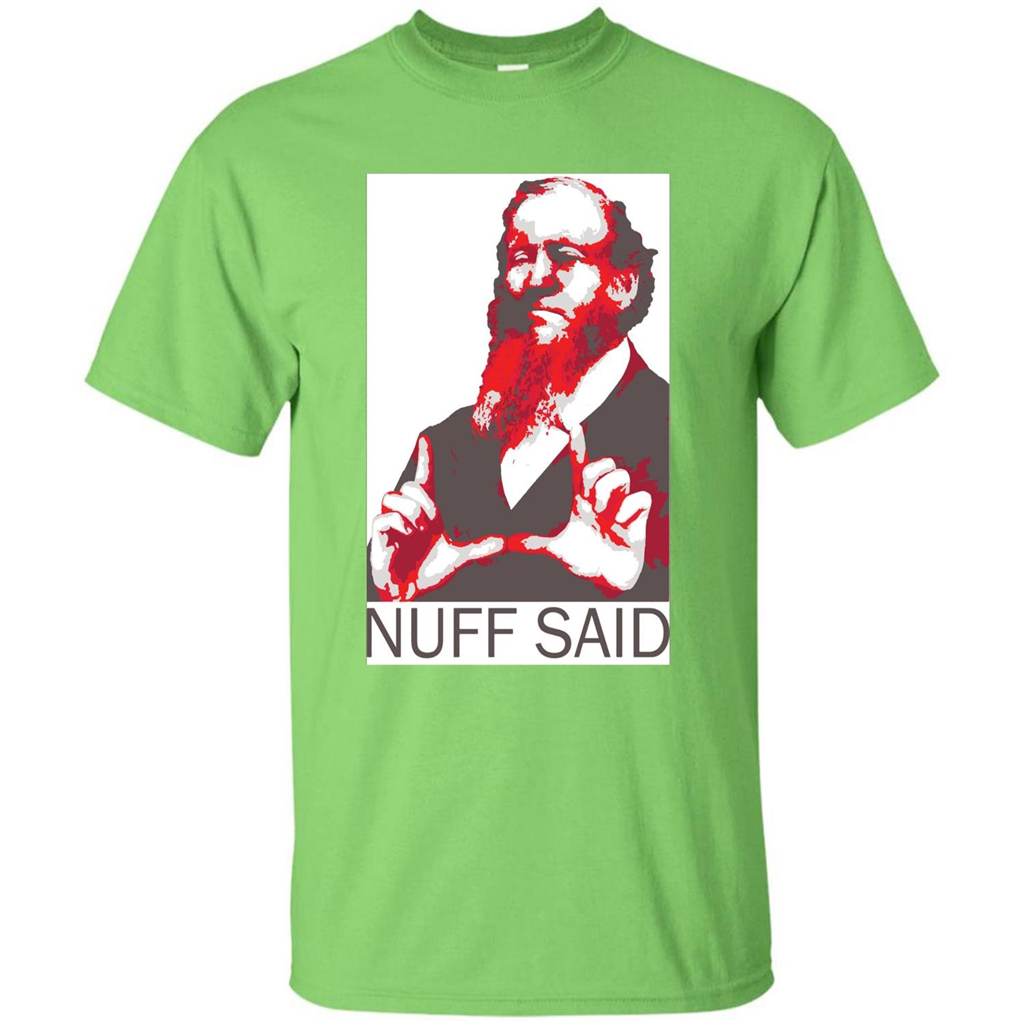 True Fan T-shirt Nuff Said Lime