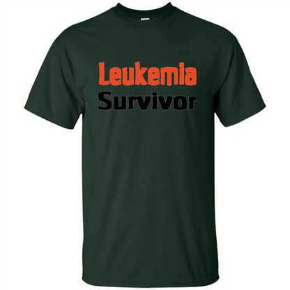 Leukemia Survivor Tshirt Forest Green