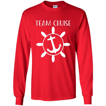 Boat Anchor Team Cruise T-shirt Red
