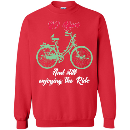 Anniversary T-shirt 20 Years And Still Enjoying The Ride Red
