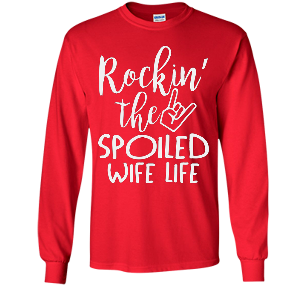 Rockin The Spoiled Girlfriend Life T-shirt Red