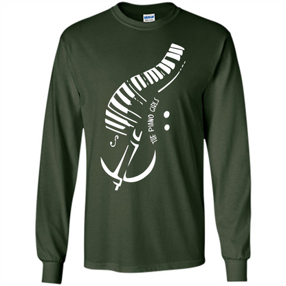 Pianist T-shirt The Piano Girls T-shirt Forest Green