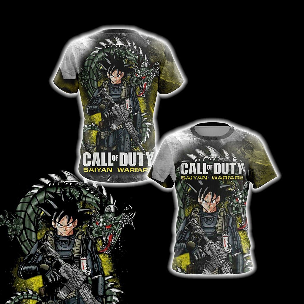 Call of Duty Game Goku Unisex 3D T-shirt T-shirt